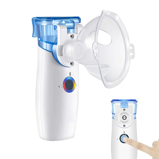 YEVLLDOO Portable Mesh Nebulizer - Handheld Personal Steam Inhalers Machine, Atomizer Nebulize for Kids and Adult with 1 Set Accessories