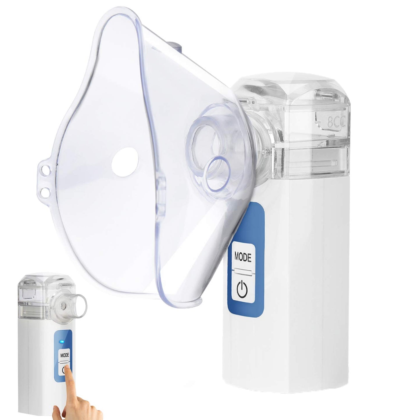 Mayluck Battery Powered Nebuliser Super Quiet for Home Office Travel