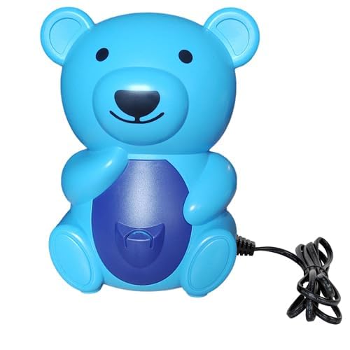 Blue Jay An Elite Healthcare Brand               Take a Breath Mr. Blue Bear Nebulizer Machine for Children, Advanced Breathing Treatment Compressor Nebulizer for Home Use Featuring Mr. Blue Bear Nebulizer and his Hibernation Carry Bag