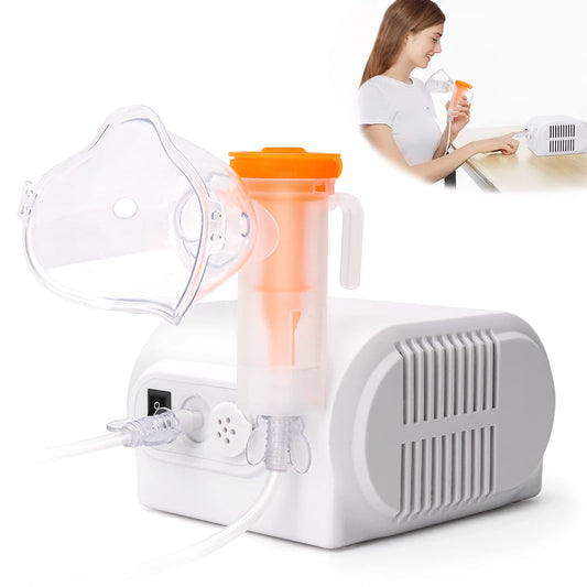 ASOMI       Nebulizer Machine for Adults and Kids, Compressor Nebulizer with A Set of Accessories, Jet Nebulizer of Cool Mist, Desktop Nebulizer with Compressor System for Breathing Problems