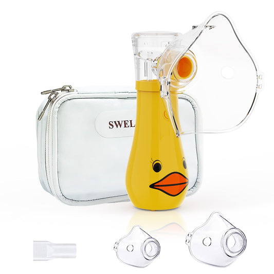 Sweluxe	Sweluxe Portable Nebulizer for Kids and Adults, Handheld Rechargeable Mesh Nebulizer Machine for Travel Use(with Carrying Case)