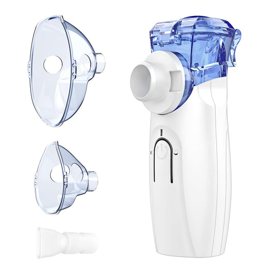 DOCLOGE	Portable Nebulizer - Nebulizer Machine for Adults and Kids, Mesh Nebulizer with Mouthpiece, Kids and Adults Mask for Travel and Home Usage