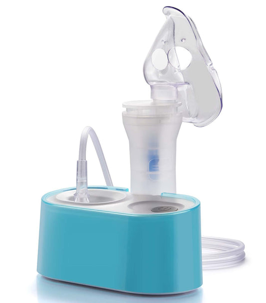 Boryan Nebulizer Machine for Adults & Kids - Portable Breathing Treatment for Albuterol Home Use, Include Start Kit with Replaceable Nebulizer Masks, Hoses and Filters.