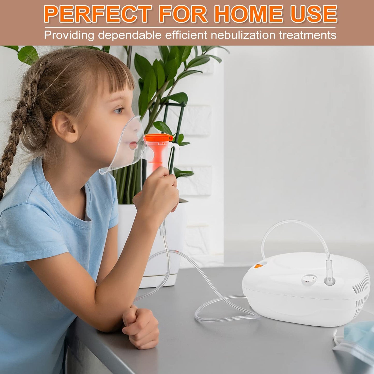 ZGjoib	Portable Nebulizer Machine - Powerful Cool Mist Handheld Nebuliser Machine for All Ages - Home & Travel Friendly - Includes 1 Set of Accessories