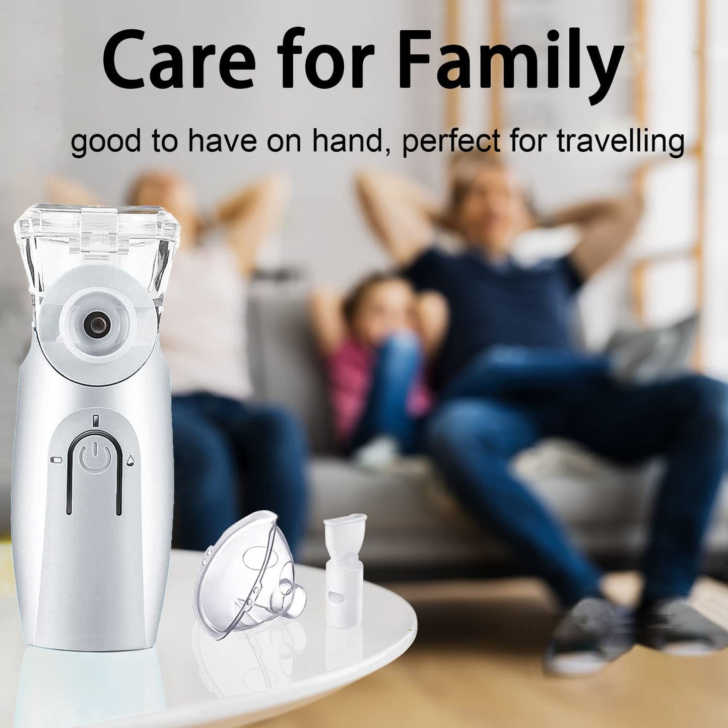 Gülife	Portable Mesh Nebulizer, Gülife Portable Nebulizers Cool Mist Steam Inhaler for Moisture, USB/Battery Operated Nebulizer Machine for Home Office Travel Use