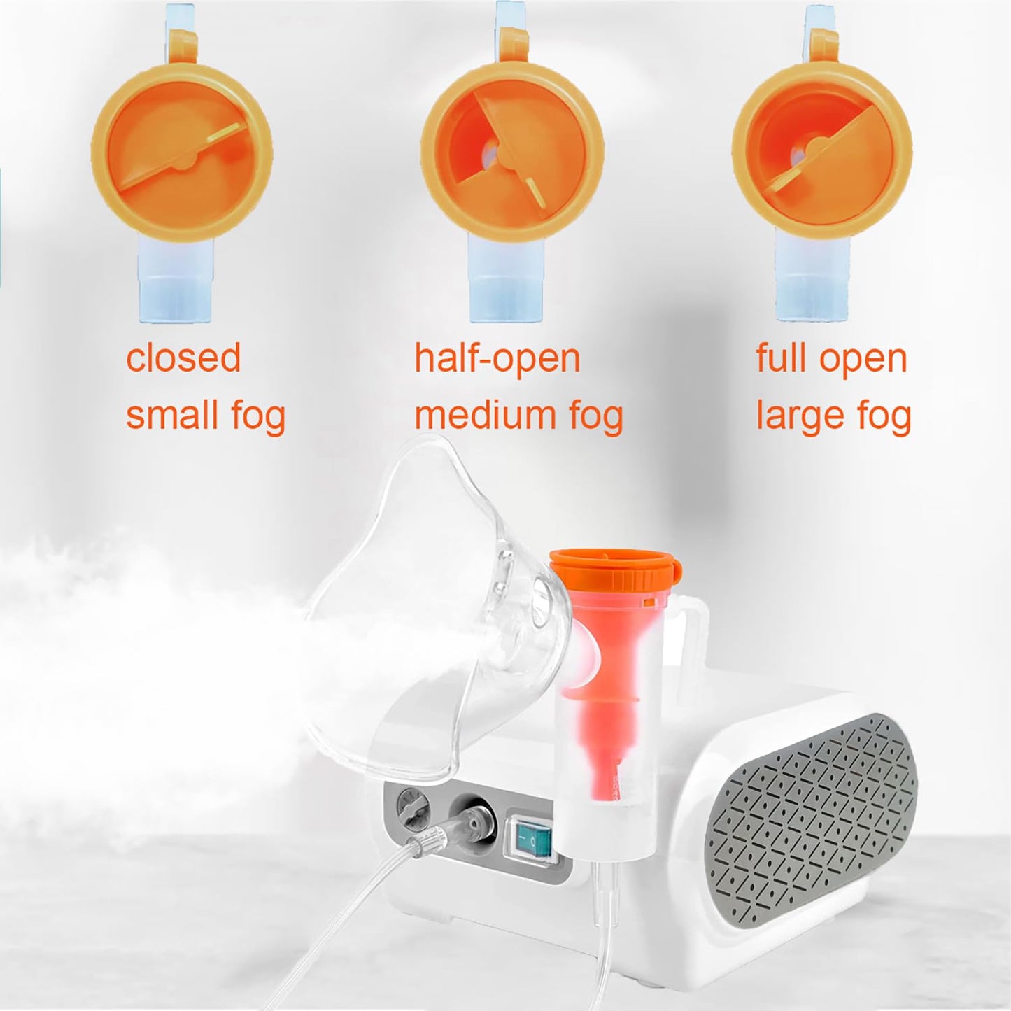 MGLIFMLY Nebulizer Machine Personal Compressor Nebuliser Portable Compressor System with Tubing Kits for Home Use