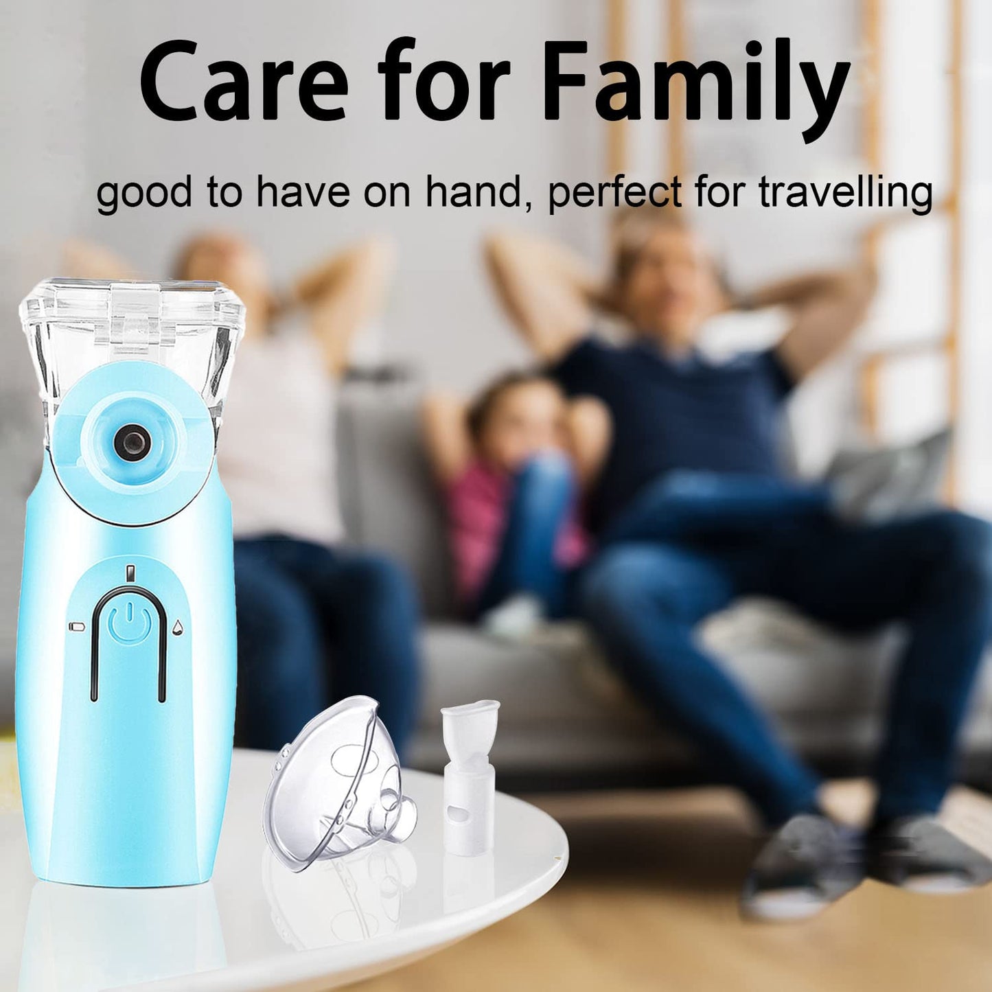 MAYLUCK Handheld Portable Inhaler Ultrasonic Nebuliser Strong Mist for Baby Kids Adults