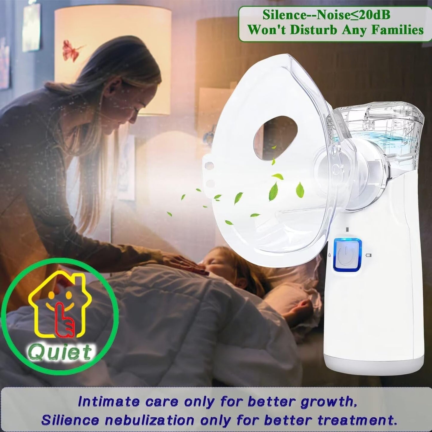 APOWUS Portable Nebulizer, Nebulizer Machine for Adults Kids, Mini Handheld Nebulizer Model:AP-02