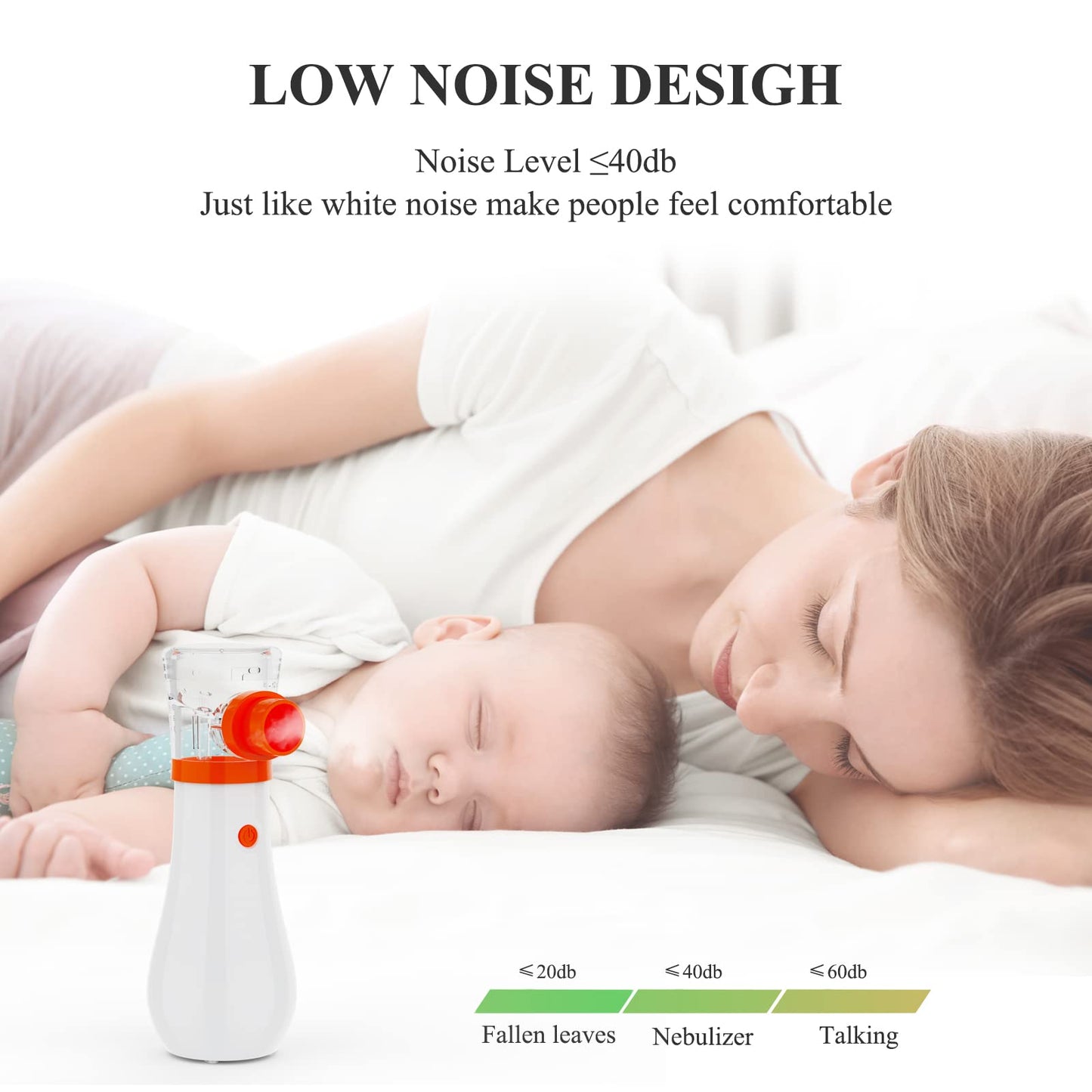 Sweluxe        Portable Nebulizer for Kids and Adults, 3 Nebulization Modes Handheld Ultrasonic Nebulizer Machine for Home Care Use