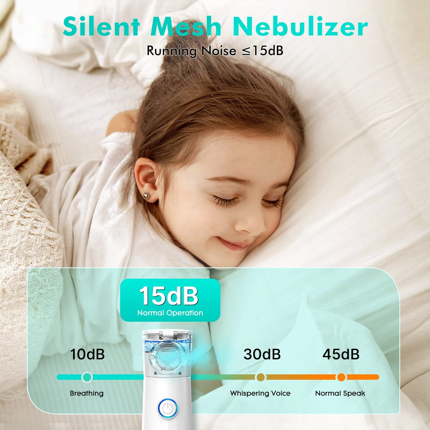 YORABI      Nebulizer Machine for Adults and Kids，Portable Nebulizer for Travel and Home Use with a Full Set Accessories,Cool Steam Inhalers for Breathing Problems