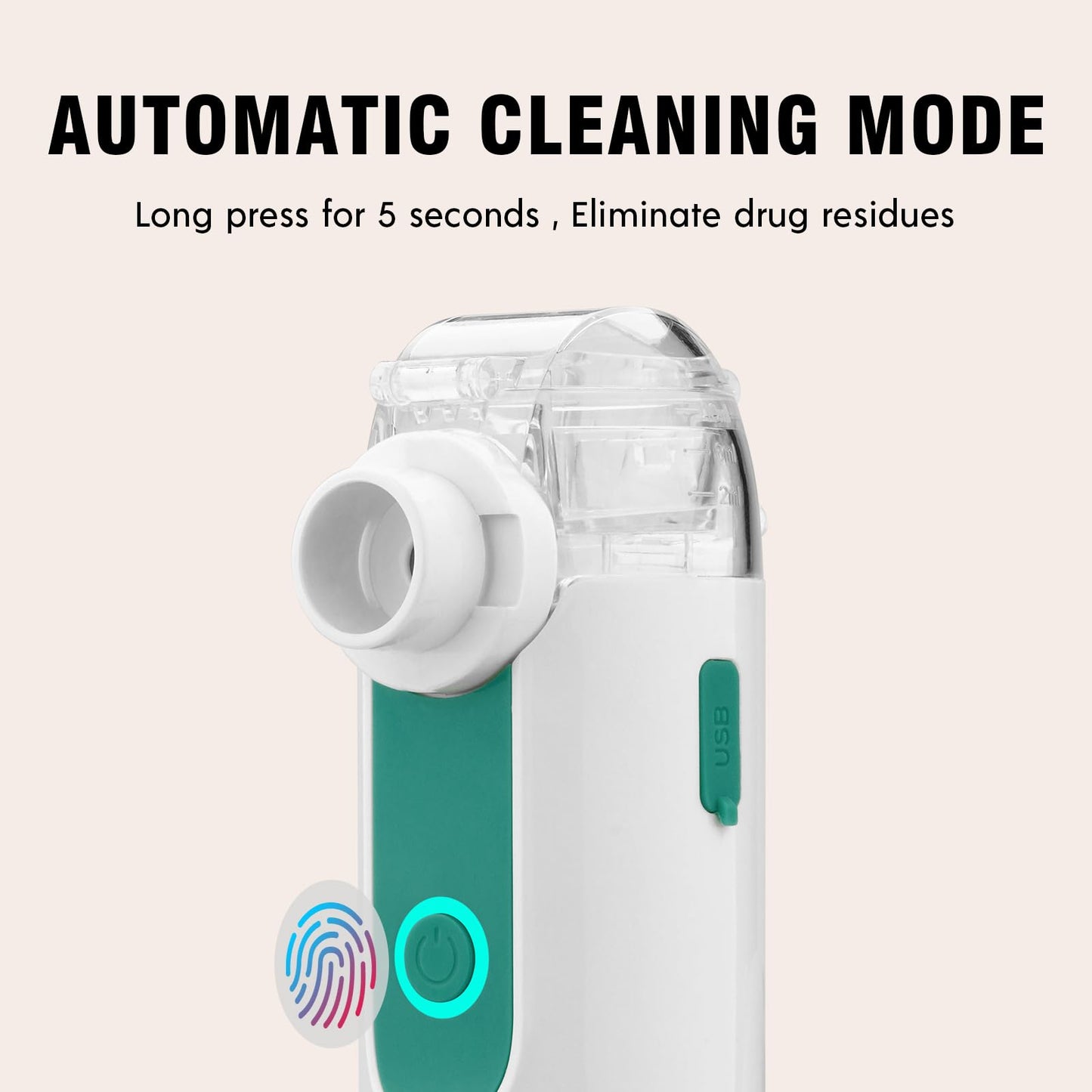 Gülife Portable Nebulizers with Ultrasonic Mesh Technology, Nebulizer Machine for Easier Breathing Anywhere, Mesh Nebulizer Inhalers for Adult and Kids Use