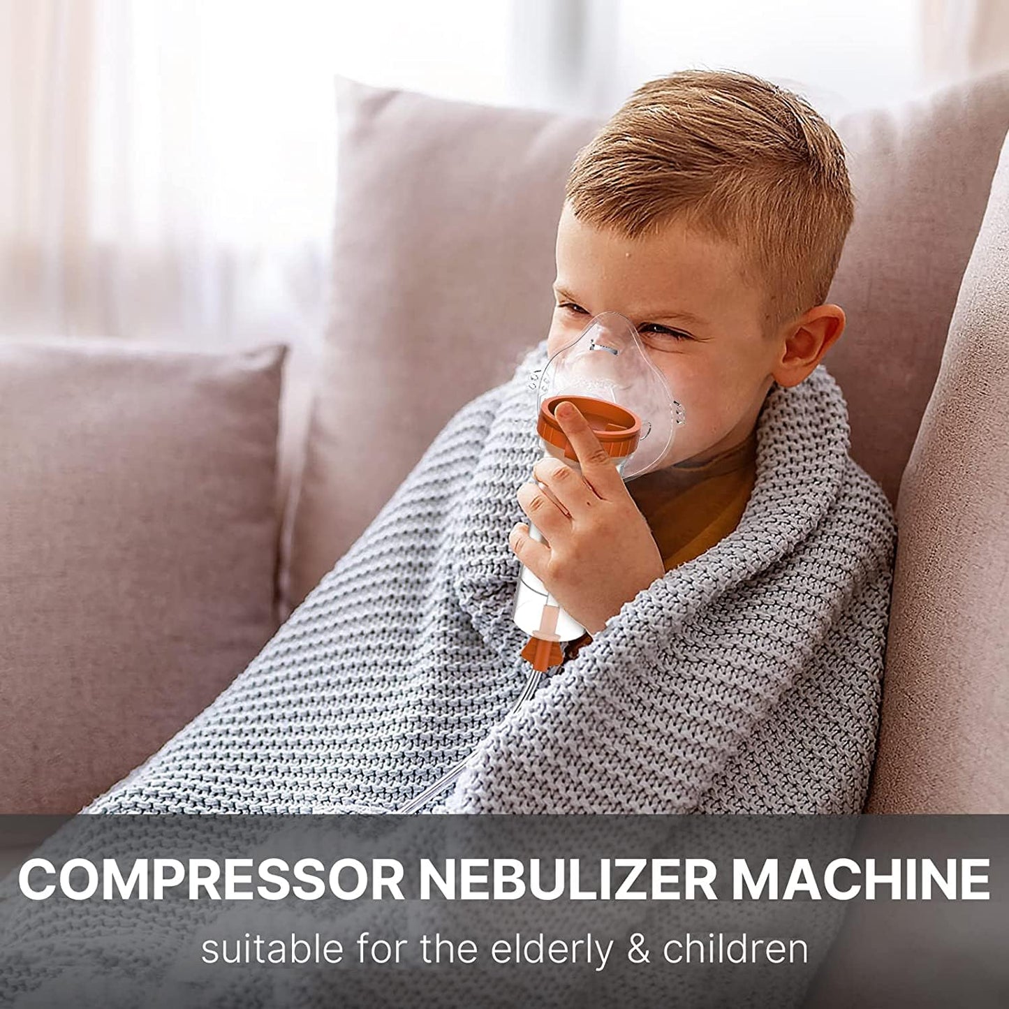 Ferrean Nebulizer Machine for Adults, Compressor Nebulizer Machine for Kids Portable Jet Nebulizer for Breathing Problems with Complete Accessories Desktop Nebulizer for Daily Use