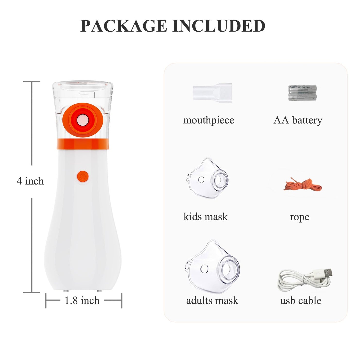 Sweluxe        Portable Nebulizer for Kids and Adults, 3 Nebulization Modes Handheld Ultrasonic Nebulizer Machine for Home Care Use