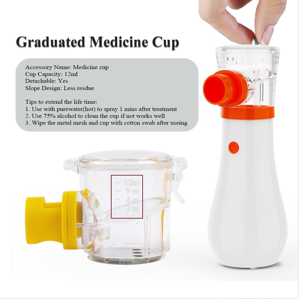 Sweluxe     Portable Nebulizer for Kids and Adults - 3 Speed Rates Handheld Steam Inhaler for Home and Travel Convenience