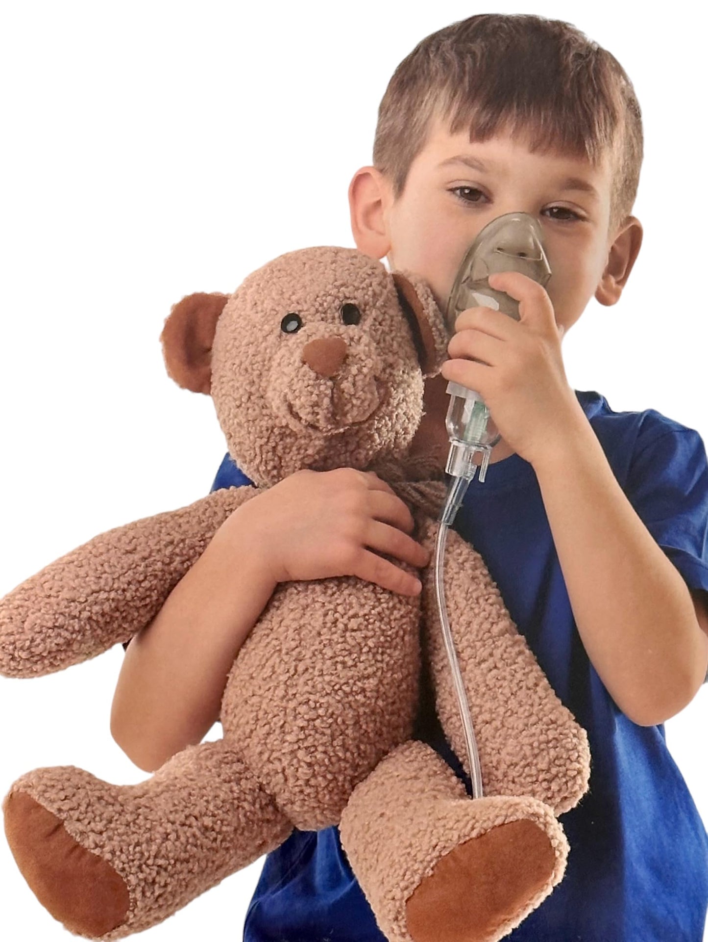 Blue Jay An Elite Healthcare Brand               Take a Breath Mr. Blue Bear Nebulizer Machine for Children, Advanced Breathing Treatment Compressor Nebulizer for Home Use Featuring Mr. Blue Bear Nebulizer and his Hibernation Carry Bag